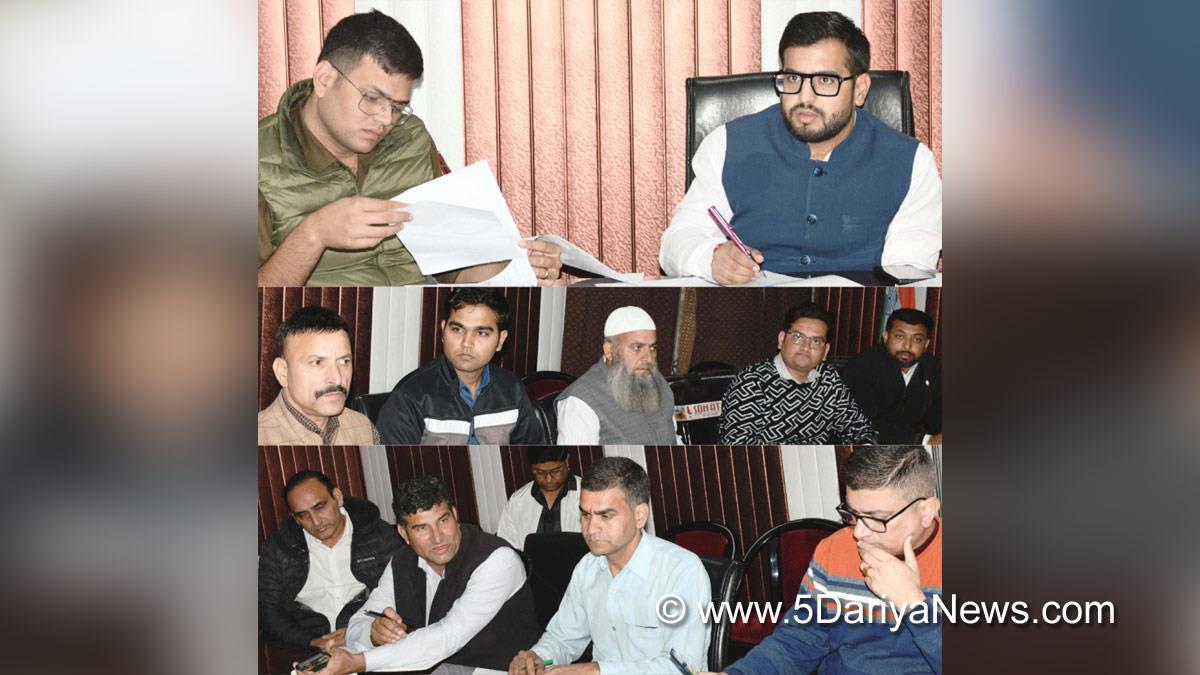 Abhishek Sharma, Rajouri, DDC Rajouri, District Development Commissioner Rajouri, Kashmir, Jammu And Kashmir, Jammu & Kashmir, District Administration Rajouri, Senior Superintendent of Police, SSP Gourav Sikarwar