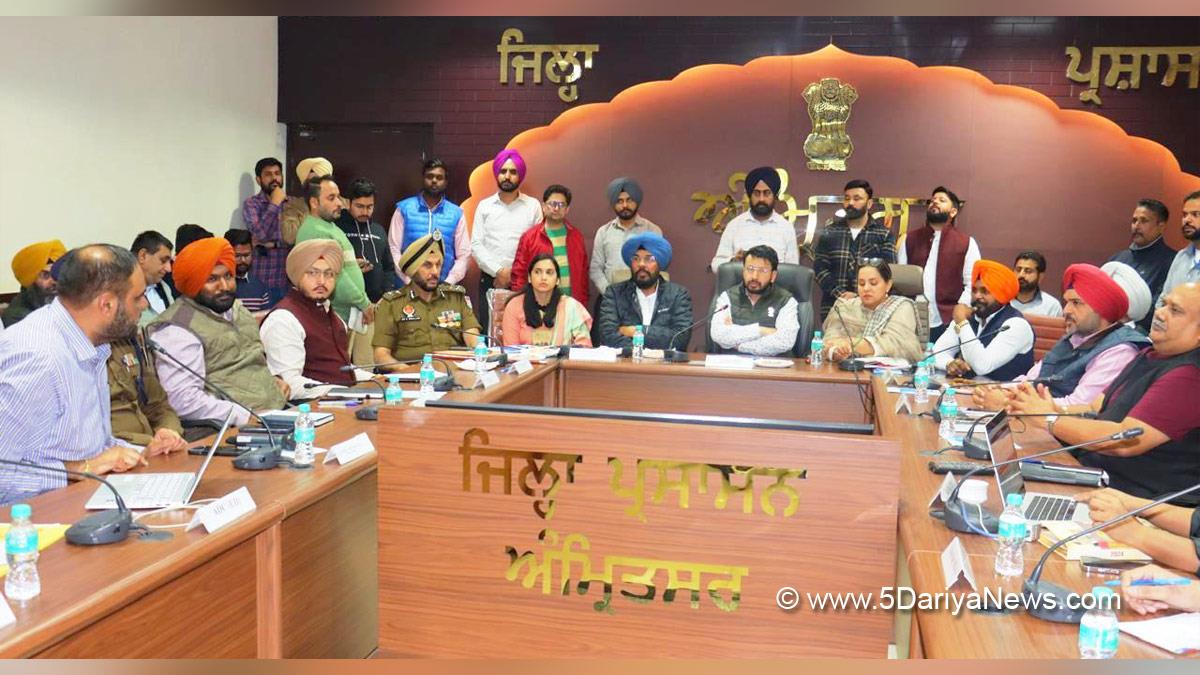 Dr. Ravjot Singh, AAP, Aam Aadmi Party, Aam Aadmi Party Punjab, AAP Punjab, Government of Punjab, Punjab Government, Kuldeep Singh Dhaliwal, Sakshi Sawhney, DC Amritsar, Amritsar, Deputy Commissioner Amritsar