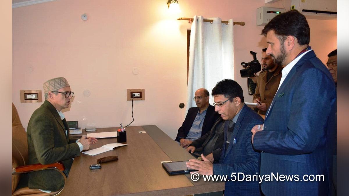 Omar Abdullah, Chief Minister of J&K, Jammu and Kashmir National Conference, National Conference, Srinagar, Kashmir, Jammu And Kashmir, Jammu & Kashmir