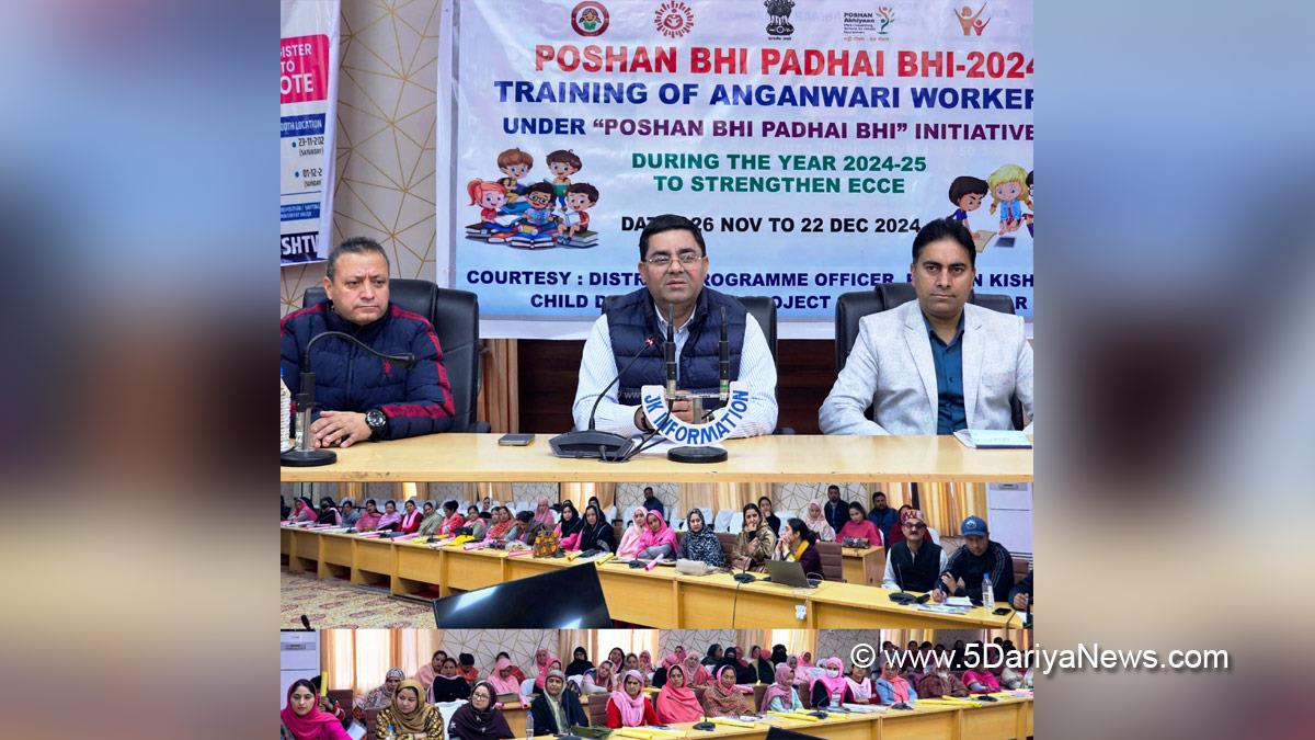 Rajesh Kumar Shavan, Kishtwar, DDC Kishtwar, District Development Commissioner Kishtwar, Kashmir, Jammu And Kashmir, Jammu & Kashmir, District Administration Kishtwar, Poshan Bhi Padhai Bhi