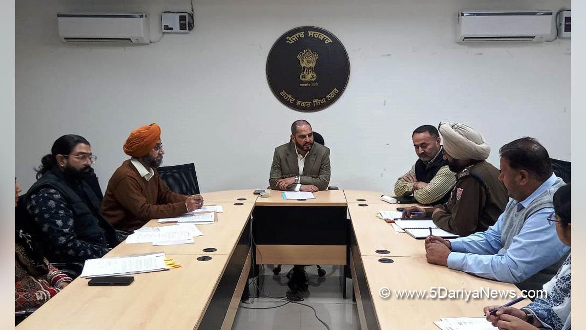 Rajesh Dhiman, DC SBS Nagar, Shaheed Bhagat Singh Nagar, Nawanshahr, S.B.S. Nagar, Deputy Commissioner S.B.S. Nagar
