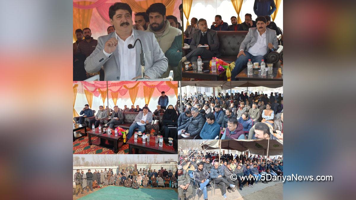 Hilal Akbar Lone, Jammu and Kashmir National Conference, National Conference, Kashmir, Jammu And Kashmir, Jammu & Kashmir, Manzoor Ahmad Qadri, Bandipora, Deputy Commissioner Bandipora, Kashmir