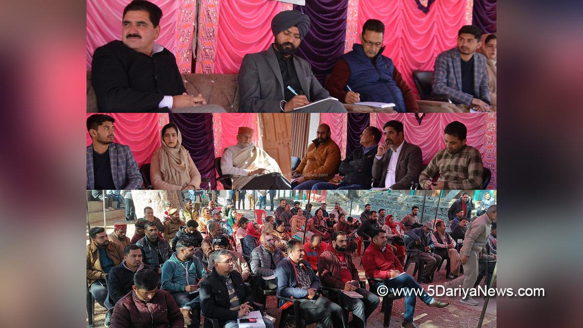 Harvinder Singh, Doda, Deputy Commissioner Doda, Kashmir, Jammu And Kashmir, Jammu & Kashmir, District Administration Doda, Chairman District Development Council Doda, Dhananter Singh Kotwal, Block Diwas, Jan Abhiyan Camp, Jan Abhiyan, Jan Sunvayi, Jan Abhiyan, Jan Adhikar, Awami Muhim, Jan Abhiyan Program, Mega Block Diwas, Weekly Block Diwas