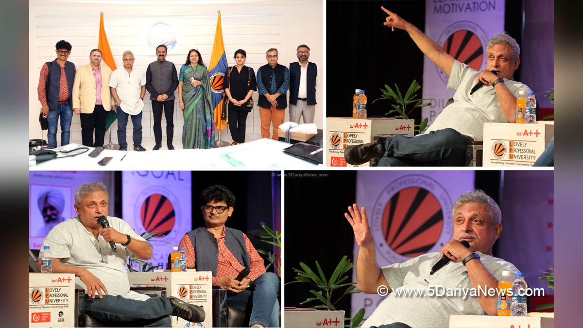 Lovely Professional University, Jalandhar, Phagwara, LPU, LPU Campus, Ashok Mittal, Rashmi Mittal, Piyush Mishra, Bollywood, Bollywood Actor, Actor, Kitab Utsav 2024