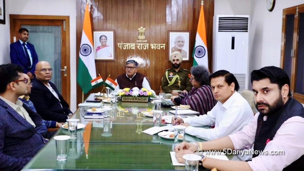 Gulab Chand Kataria, Governor of Punjab, Punjab Governor, Punjab Raj Bhavan, Sukhwinder Singh Bindra, Bharatiya Janata Party, BJP, BJP Punjab