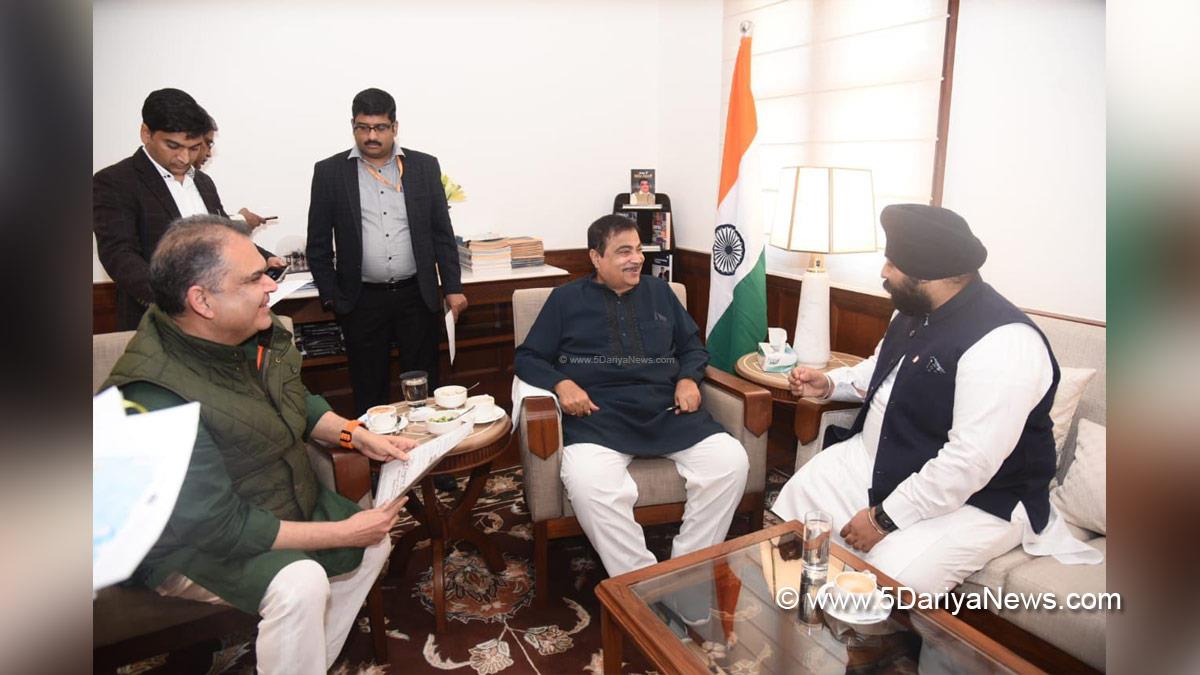 Harjot Singh Bains, AAP, Aam Aadmi Party, Aam Aadmi Party Punjab, AAP Punjab, Government of Punjab, Punjab Government, Sanjeev Arora, Nitin Gadkari, Nitin Jairam Gadkari, BJP, Bharatiya Janata Party, Union Minister of Road Transport & Highways