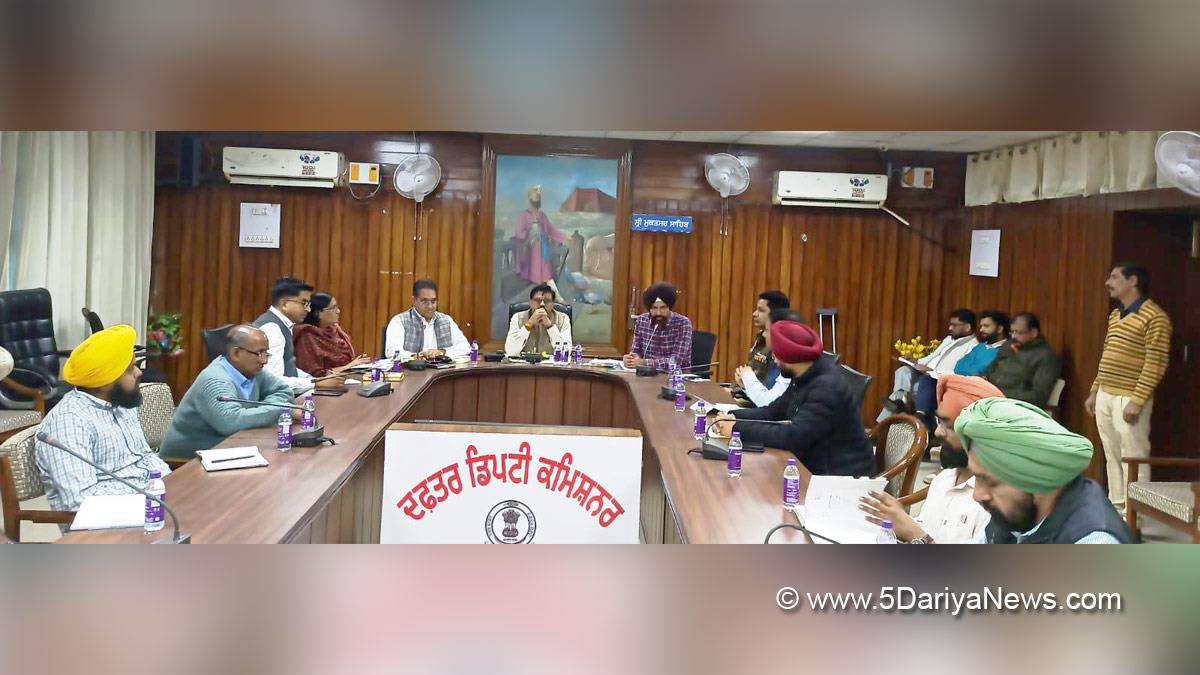 Rajesh Tripathi, DC Sri Mukatsar Sahib, Sri Mukatsar Sahib, Deputy Commissioner Sri Mukatsar Sahib, Dr. Sanjeev Kumar