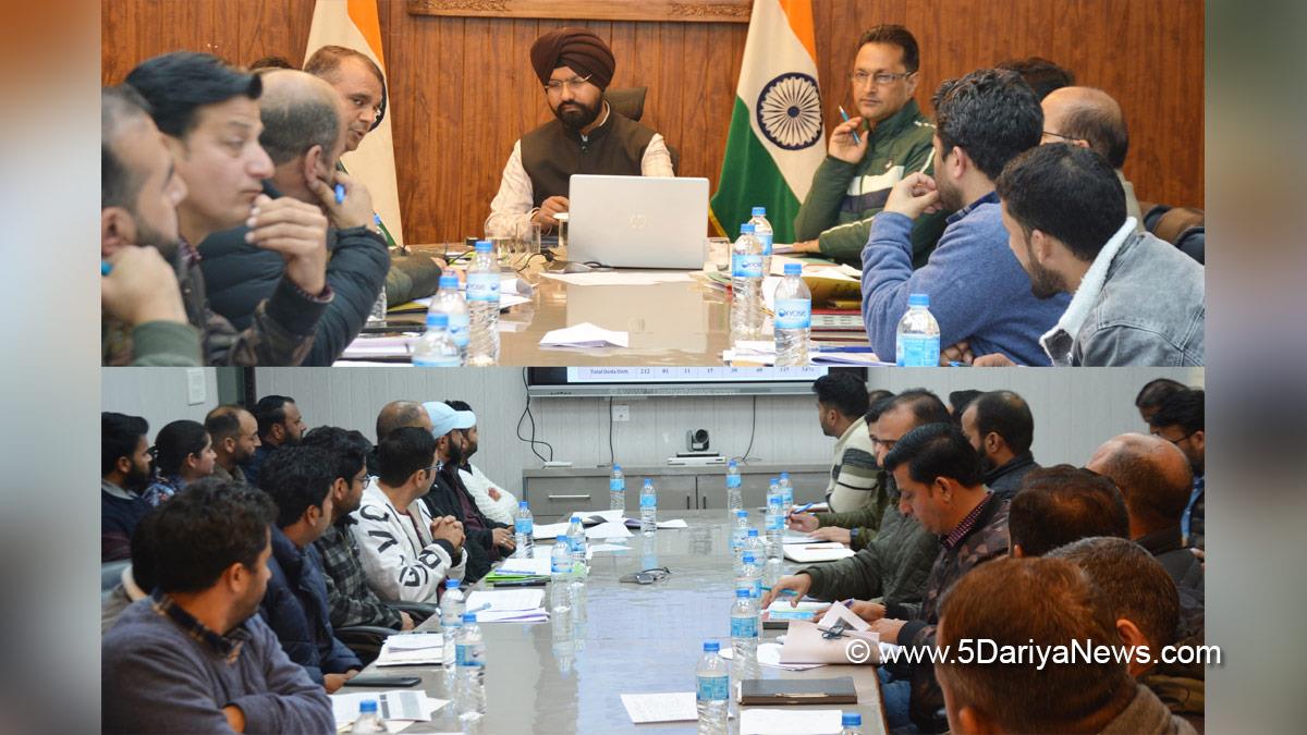 Harvinder Singh, Doda, Deputy Commissioner Doda, Kashmir, Jammu And Kashmir, Jammu & Kashmir, District Administration Doda, Jal Jeevan Mission