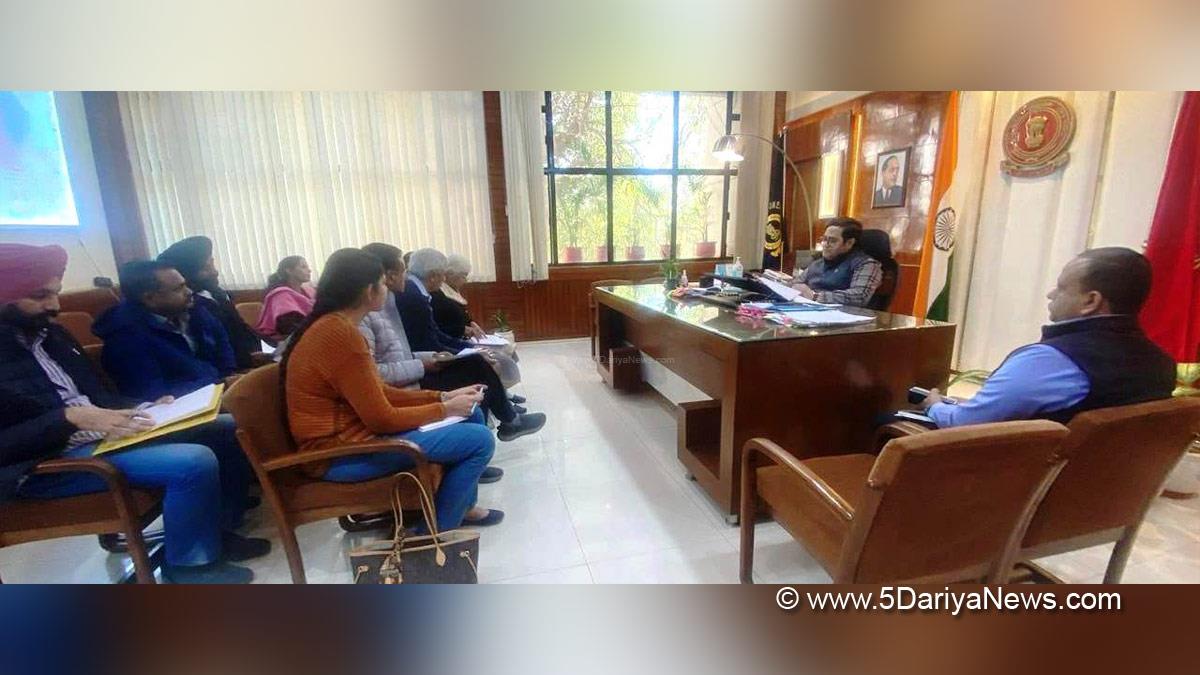 Vishesh Sarangal, DC Moga, Deputy Commissioner Moga, Moga