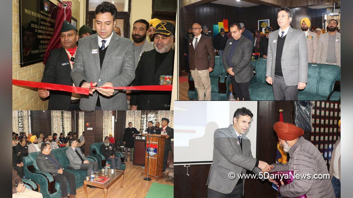 Dr. Bilal Mohi-Ud-Din Bhat, Srinagar, Deputy Commissioner Srinagar, Kashmir, Jammu And Kashmir, Jammu & Kashmir, District Administration Srinagar, Zilla Sainik Welfare Board Srinagar, Armed Forces Flag Day