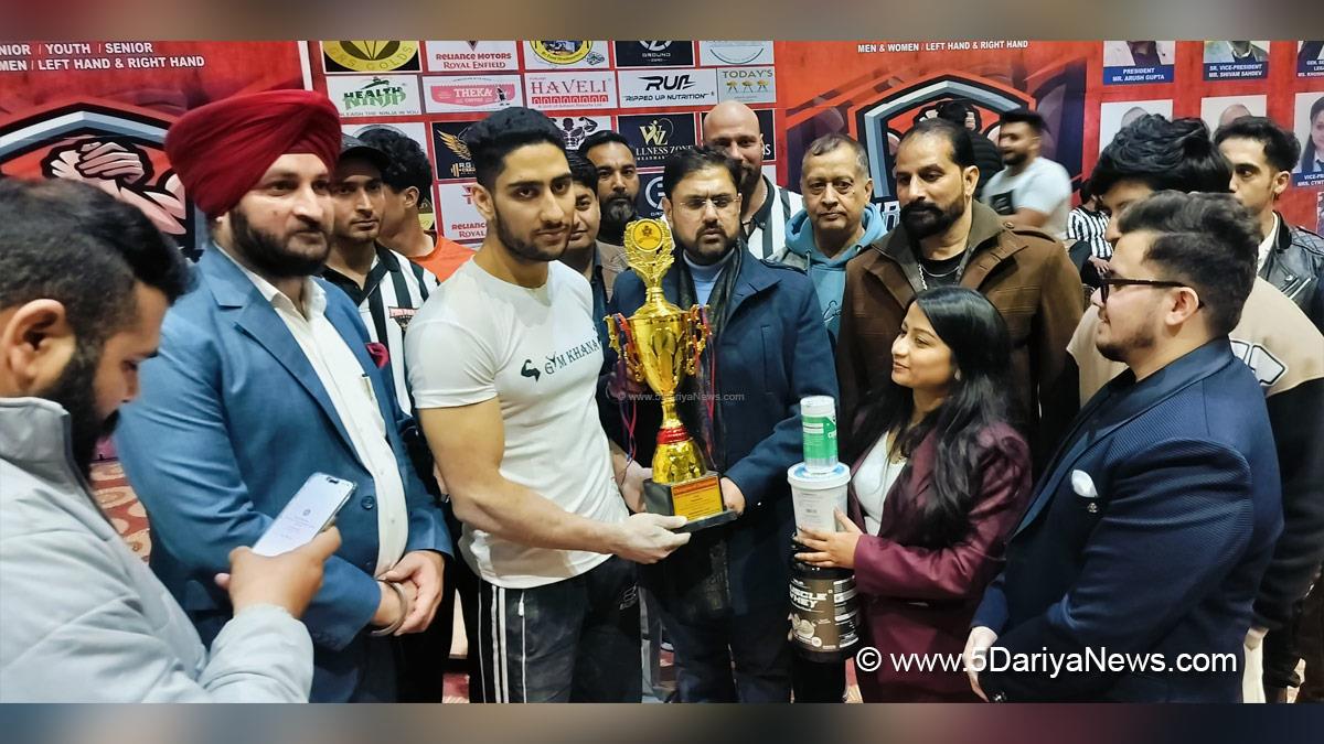 Satish Sharma, Srinagar, Jammu and Kashmir National Conference, National Conference, Kashmir, Jammu And Kashmir, Jammu & Kashmir, My Youth My Pride, J&K Arm Wrestling Championship, J&K Arm Wrestling Championship 2024