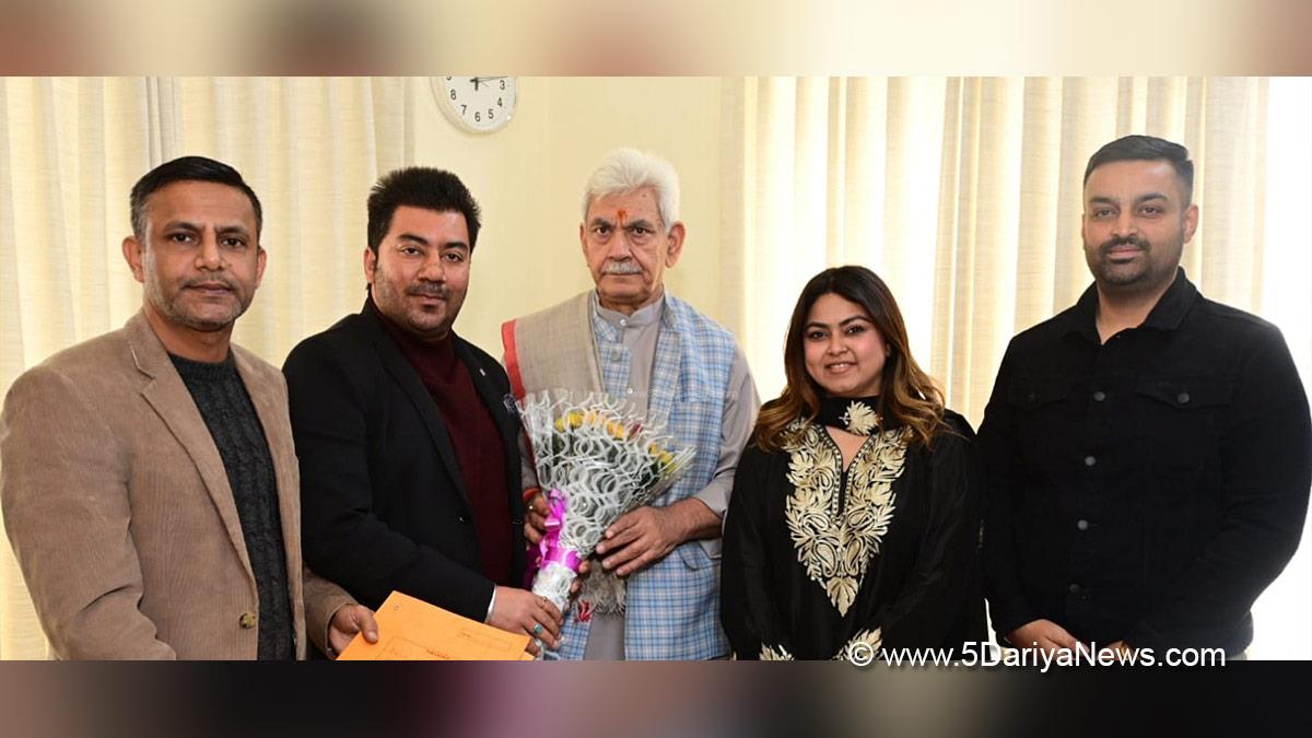 Manoj Sinha, Lieutenant Governor J&K, Raj Bhavan, Jammu, Srinagar, Kashmir, Jammu And Kashmir, Jammu & Kashmir, Kartavya Marg, Trikuta Nagar Traders Association, Abhinav Anand