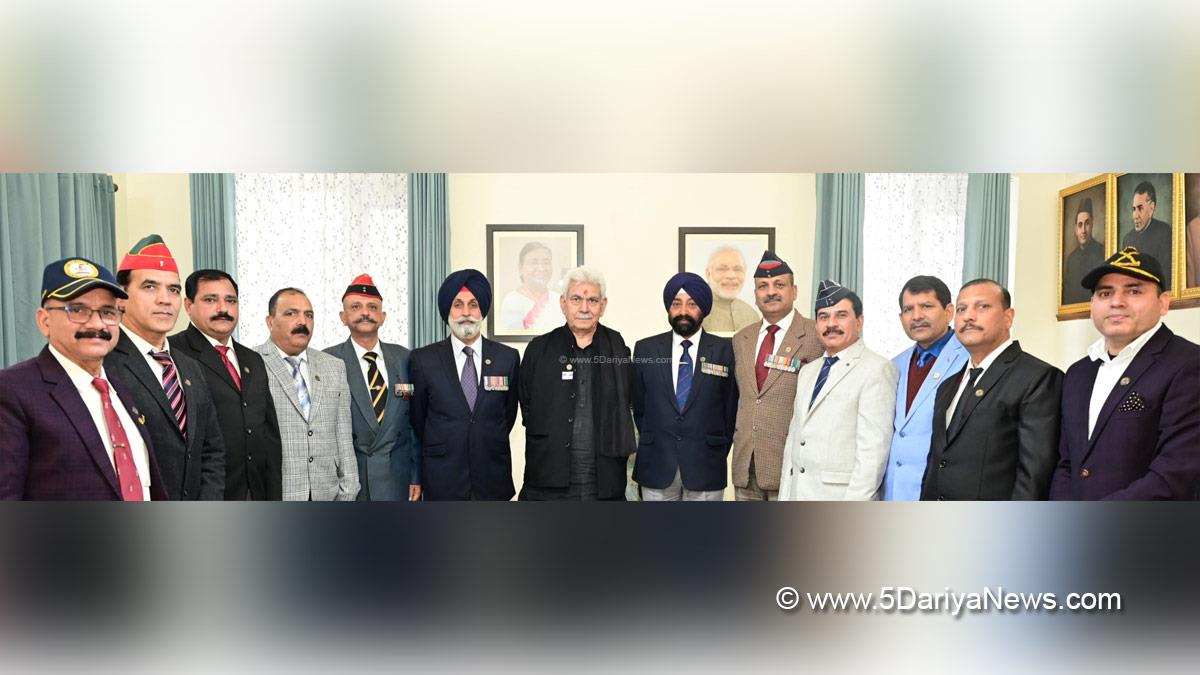 Manoj Sinha, Lieutenant Governor J&K, Raj Bhavan, Jammu, Srinagar, Kashmir, Jammu And Kashmir, Jammu & Kashmir, Armed Forces Flag Day