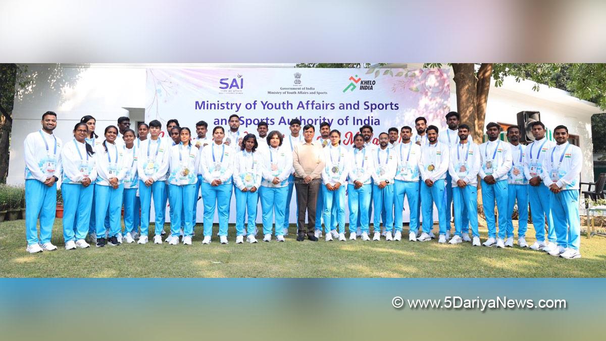 Mansukh Mandaviya, Dr. Mansukh Mandaviya, BJP, Bharatiya Janata Party, Union Minister of Youth Affairs & Sports and Labour & Employment, Asia Pacific Deaf Games