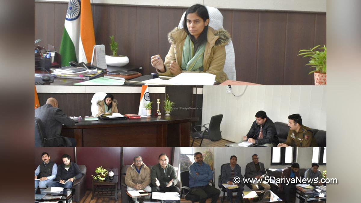 Nidhi Malik, Reasi, Deputy Commissioner Reasi, Kashmir, Jammu And Kashmir, Jammu & Kashmir, District Administration Reasi, National Highways Authority of India, NHAI, Border Roads Organisation, BRO