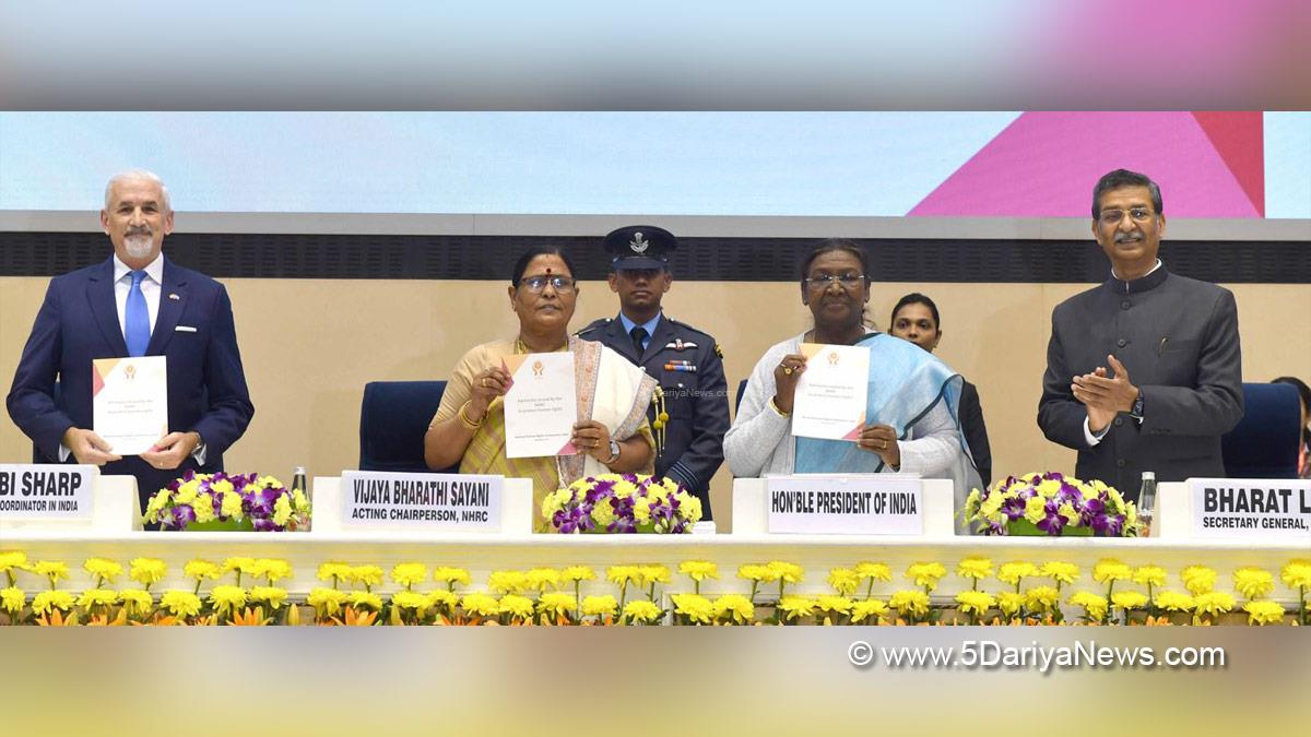 Droupadi Murmu, President of India, President, Indian President, Rashtrapati, Human Rights Day Celebration, National Human Rights Commission