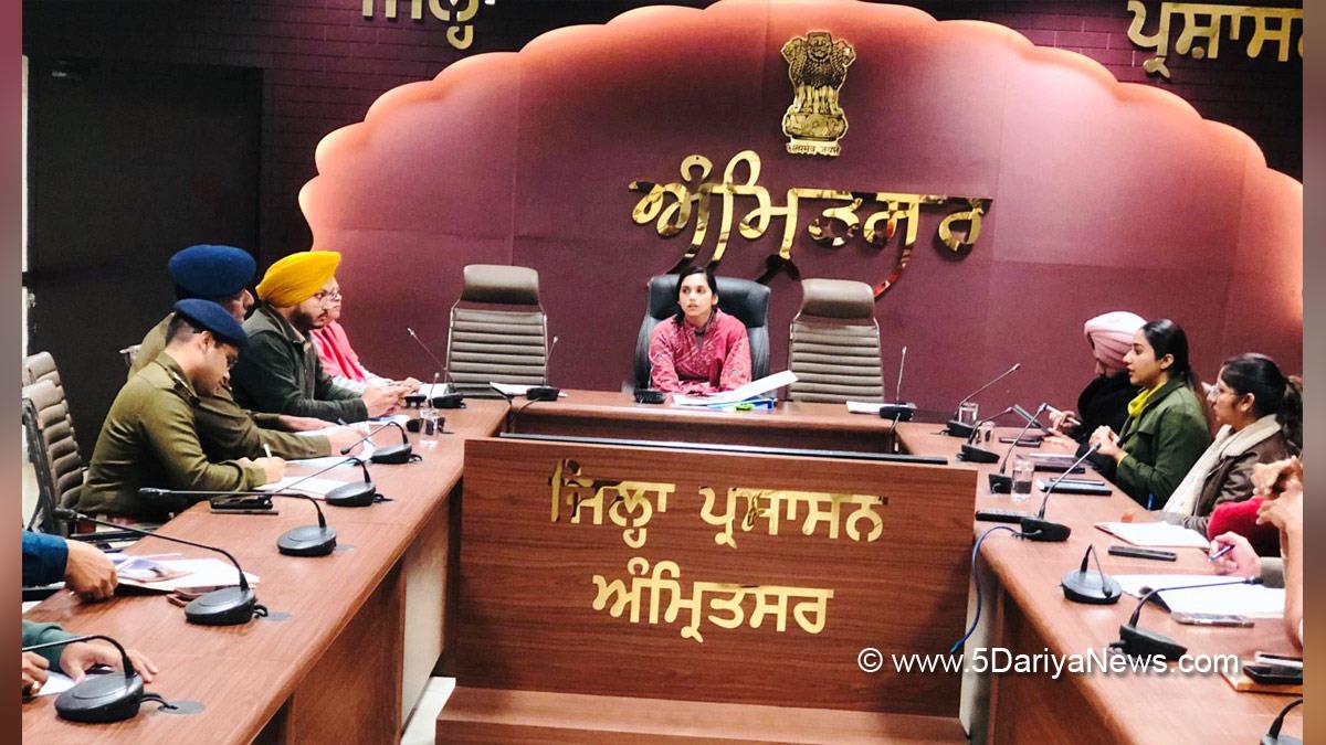 Sakshi Sawhney, DC Amritsar, Amritsar, Deputy Commissioner Amritsar