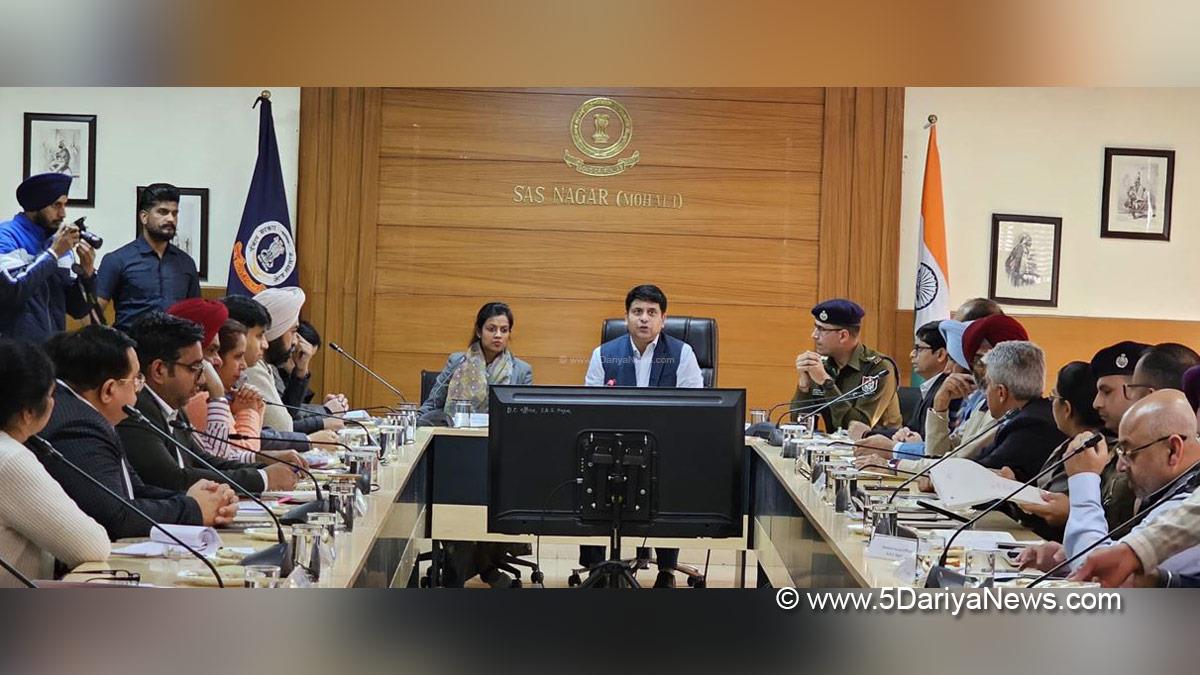 Aashika Jain, DC Mohali, Deputy Commissioner Mohali, S.A.S. Nagar, S.A.S. Nagar Mohali, Mohali, Sahibzada Ajit Singh Nagar, Secretary of Housing and Urban Development, Rahul Tewari