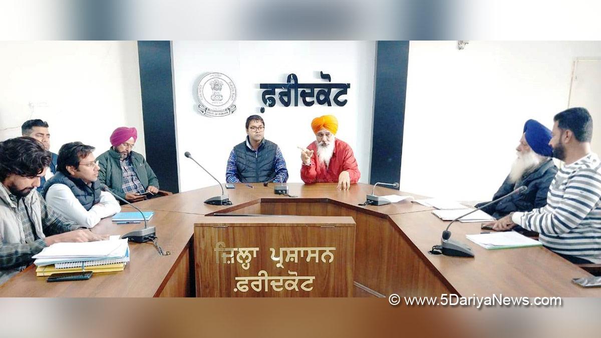 Gurdit Singh Sekhon, AAP, Aam Aadmi Party, Aam Aadmi Party Punjab, AAP Punjab, Vineet Kumar, DC Faridkot, Deputy Commissioner Faridkot, Faridkot 