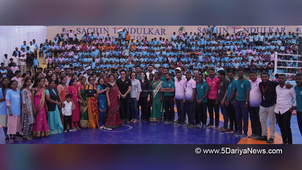 Sachin Tendulkar, Cricket, Cricketer, Sachin Tendulkar Foundation, STF, Mann Deshi Champions, Anjali Tendulkar, Sara Tendulkar, Satara, Maharashtra