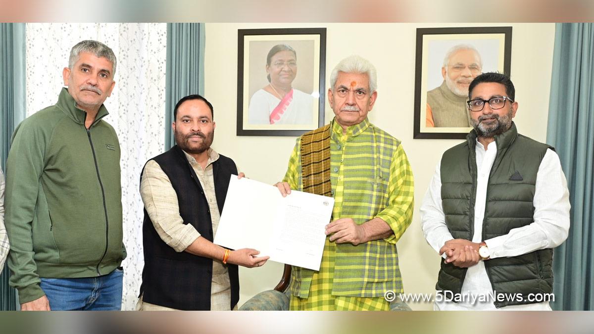 Manoj Sinha, Lieutenant Governor J&K, Raj Bhavan, Jammu, Srinagar, Kashmir, Jammu And Kashmir, Jammu & Kashmir, Anil Kumar, Danish Azad Ansari, Maha Kumbh Mela 2025