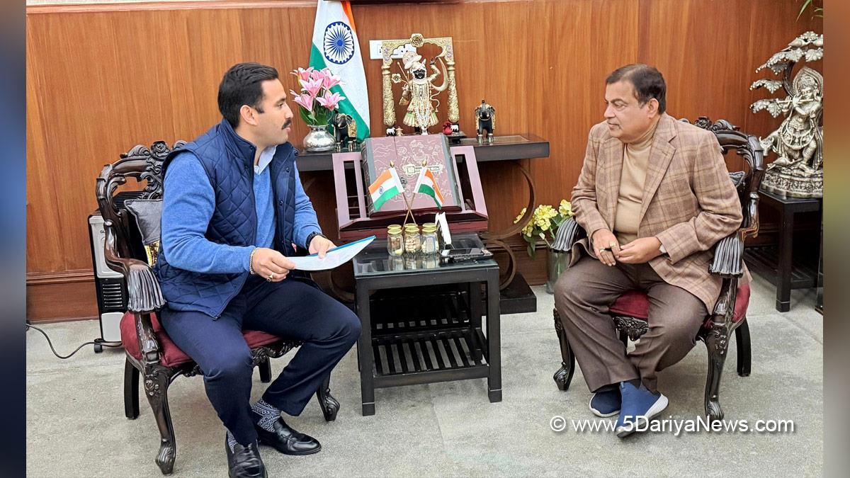Nitin Gadkari, Nitin Jairam Gadkari, BJP, Bharatiya Janata Party, Union Minister of Road Transport & Highways, Vikramaditya Singh, Himachal Pradesh, Himachal, Congress, Indian National Congress, Himachal Congress