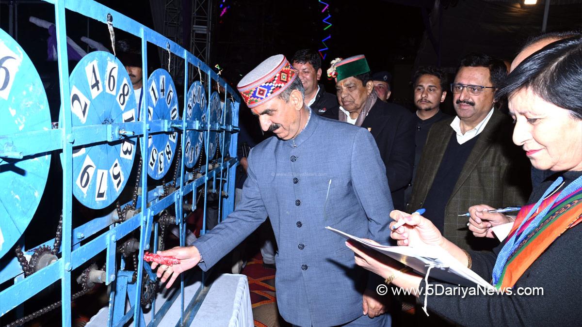 Sukhvinder Singh Sukhu, Himachal Pradesh, Himachal, Congress, Indian National Congress, Himachal Congress, Shimla, Chief Minister of Himachal Pradesh, Nalagarh, Nalagarh Red Cross Fair, Solan, Dr Dhani Ram Shandil, Dr. Dhani Ram Shandil
