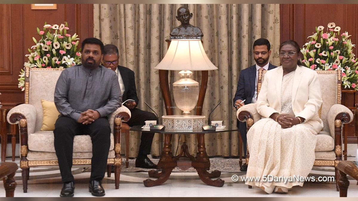 Droupadi Murmu, President of India, President, Indian President, Rashtrapati, Anura Kumara Disanayaka, President Of Sri Lanka
