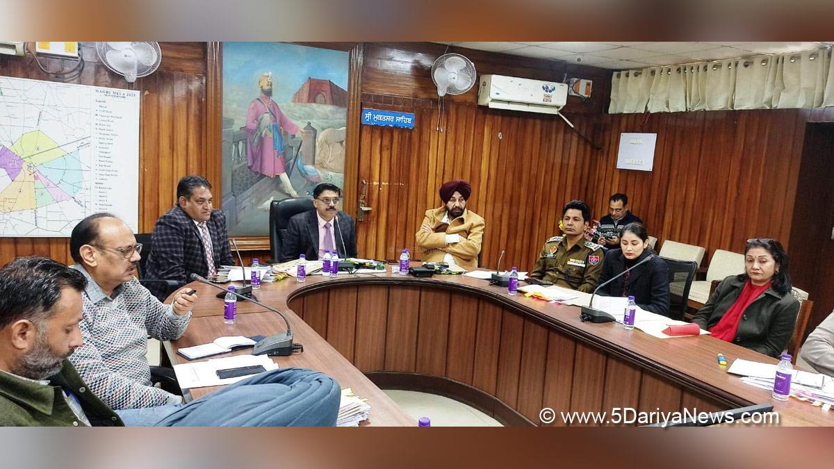 Rajesh Tripathi, DC Sri Mukatsar Sahib, Sri Mukatsar Sahib, Deputy Commissioner Sri Mukatsar Sahib, Dr. Sanjeev Kumar
