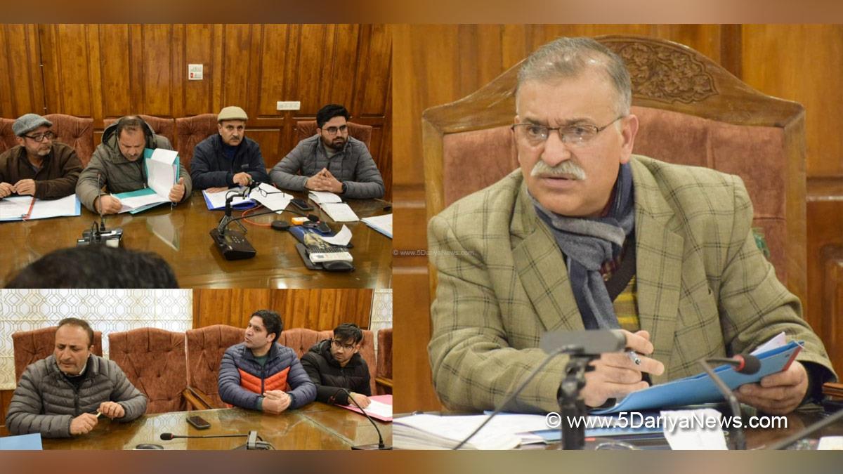 Manzoor Ahmad Qadri, Bandipora, Deputy Commissioner Bandipora, Kashmir, Jammu And Kashmir, Jammu & Kashmir, District Administration Bandipora, District Level Implementation Committee, DLIC, Holistic Agriculture Development Program, HADP
