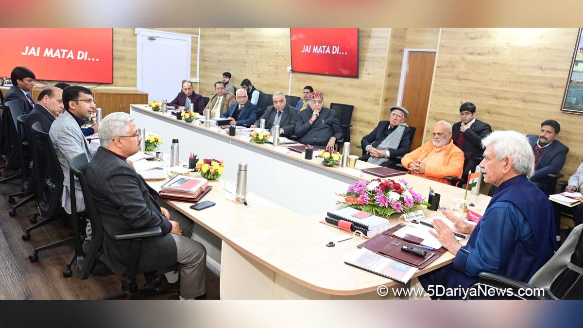 Manoj Sinha, Lieutenant Governor J&K, Raj Bhavan, Jammu, Srinagar, Kashmir, Jammu And Kashmir, Jammu & Kashmir, Shri Mata Vaishno Devi Shrine Board, SMVDSB