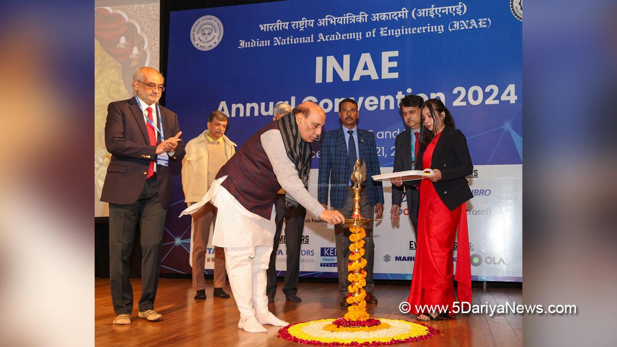 Rajnath Singh, Union Defence Minister, Defence Minister of India, BJP, Bharatiya Janata Party, IIT Delhi, Indian National Academy of Engineering, INAE