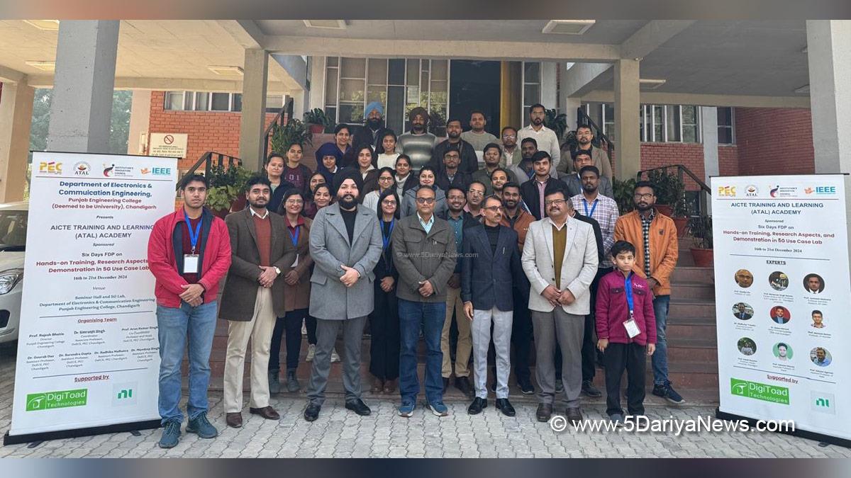 Punjab Engineering College, PEC, Punjab Engineering College Chandigarh, PEC Chandigarh, Electronics and Communication Engineering, ECE, Faculty Development Programme, FDP