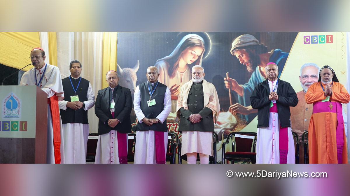 Narendra Modi, Modi, BJP, Bharatiya Janata Party, Prime Minister of India, Prime Minister, Narendra Damodardas Modi, Catholic Bishops Conference of India, CBCI, Christmas Celebrations
