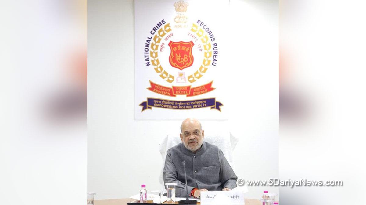 Amit Shah, Union Home Minister, BJP, Bharatiya Janata Party, National Crime Records Bureau, NCRB, New Delhi