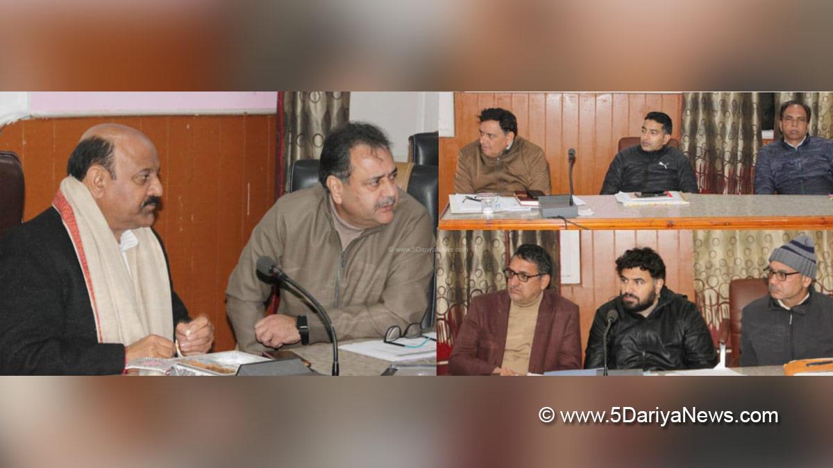 Surinder Kumar Choudhary, Jammu and Kashmir National Conference, National Conference, Kashmir, Jammu And Kashmir, Jammu & Kashmir, Public Works Department, PWD, Pradhan Mantri Gram Sadak Yojana, PMGSY