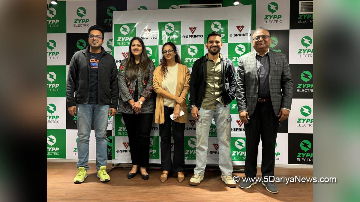Zypp, Zypp Electric, e-Sprinto, Rashi Agarwal,  Atul Gupta,Zypp Electric India, Gurugram, Haryana