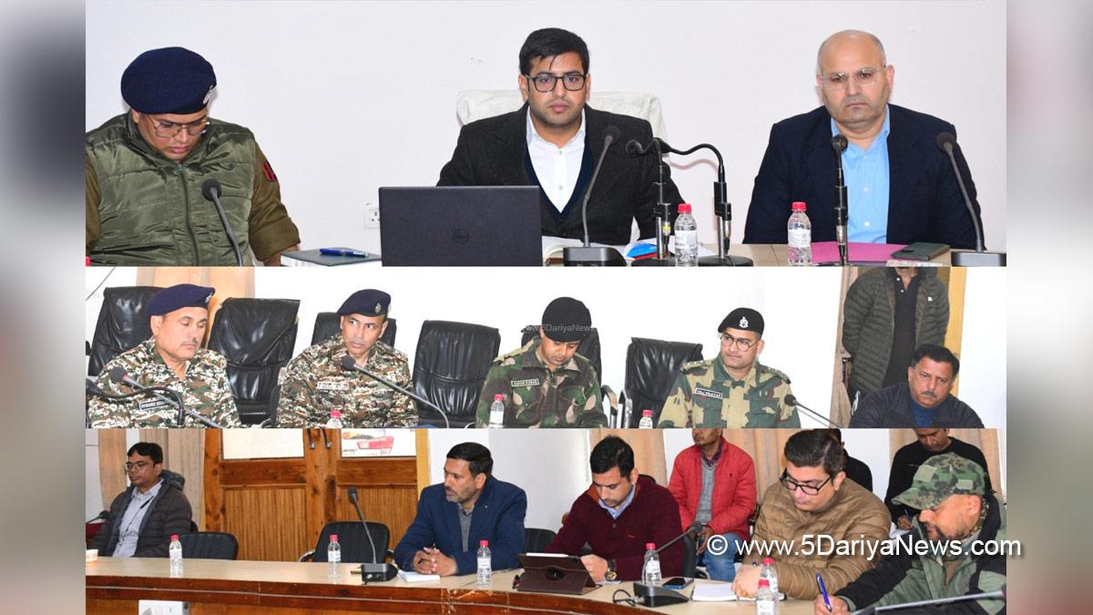 Abhishek Sharma, Rajouri, DDC Rajouri, District Development Commissioner Rajouri, Kashmir, Jammu And Kashmir, Jammu & Kashmir, District Administration Rajouri, Republic Day, Republic Day 2025, Gaurav Sikarwar, SSP Rajouri