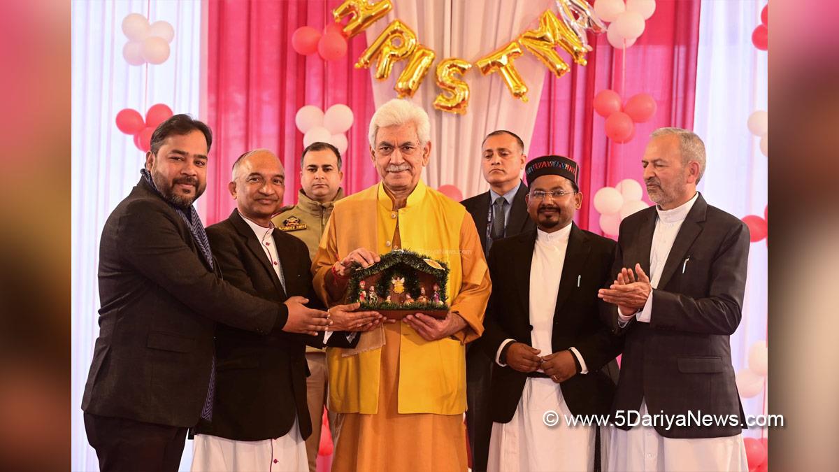 Manoj Sinha, Lieutenant Governor J&K, Raj Bhavan, Jammu, Srinagar, Kashmir, Jammu And Kashmir, Jammu & Kashmir, All J&K Christian Sabha