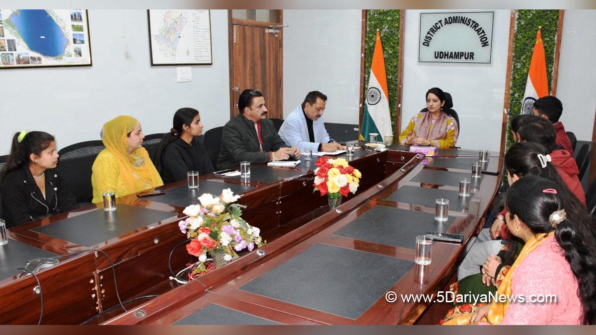 Saloni Rai, Udhampur, DDC Udhampur, District Development Commissioner Udhampur, Kashmir, Jammu And Kashmir, Jammu & Kashmir, District Administration Udhampur
