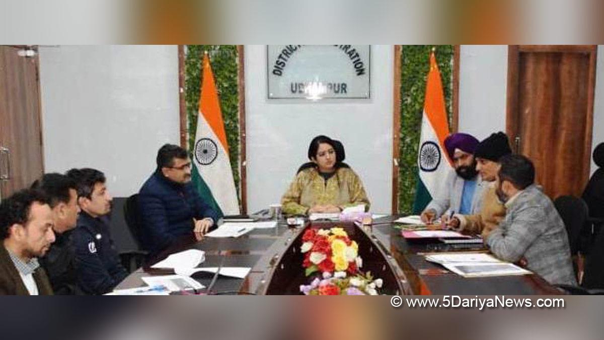 Saloni Rai, Udhampur, DDC Udhampur, District Development Commissioner Udhampur, Kashmir, Jammu And Kashmir, Jammu & Kashmir, District Administration Udhampur