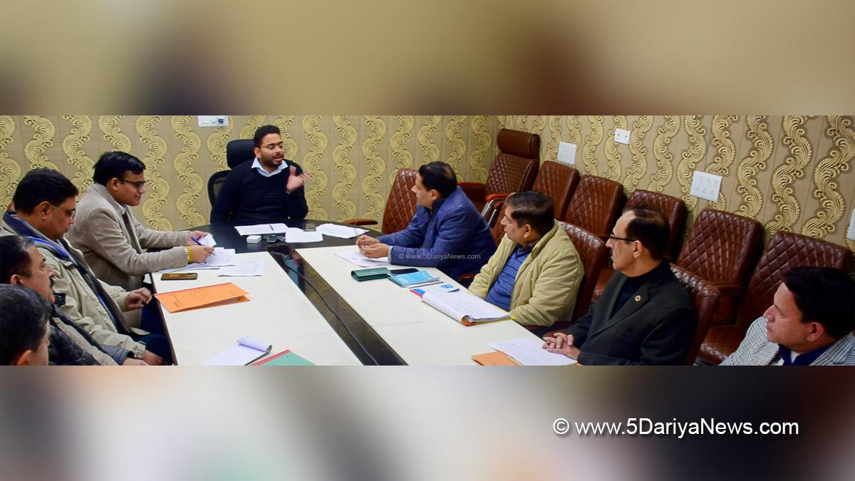 Sachin Kumar Vaishya, Jammu, Sachin Kumar Vaishay, Deputy Commissioner Jammu, Kashmir, Jammu And Kashmir, Jammu & Kashmir, District Administration Jammu, Revamped Distribution Sector Scheme, RDSS, Power Development Department, PDD