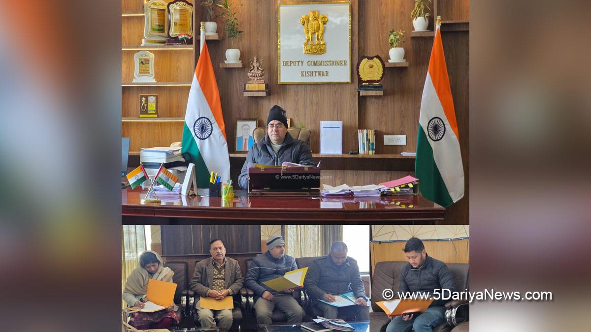 Rajesh Kumar Shavan, Kishtwar, DDC Kishtwar, District Development Commissioner Kishtwar, Kashmir, Jammu And Kashmir, Jammu & Kashmir, District Administration Kishtwar, Sponsorship and Foster Care Approval Committee, SFCAC