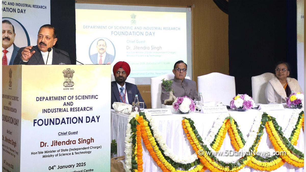 Dr Jitendra Singh, Dr. Jitendra Singh, Bharatiya Janata Party, BJP, Council of Scientific and Industrial Research, CSIR