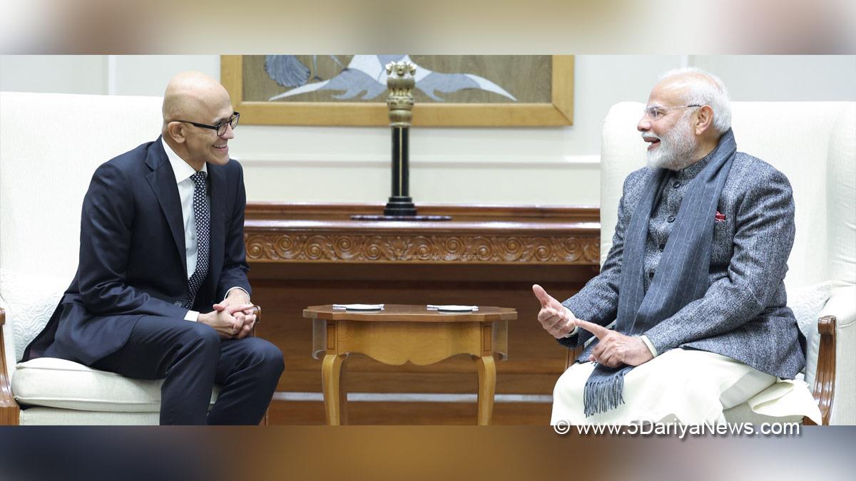 Narendra Modi, Modi, BJP, Bharatiya Janata Party, Prime Minister of India, Prime Minister, Narendra Damodardas Modi, Satya Nadella