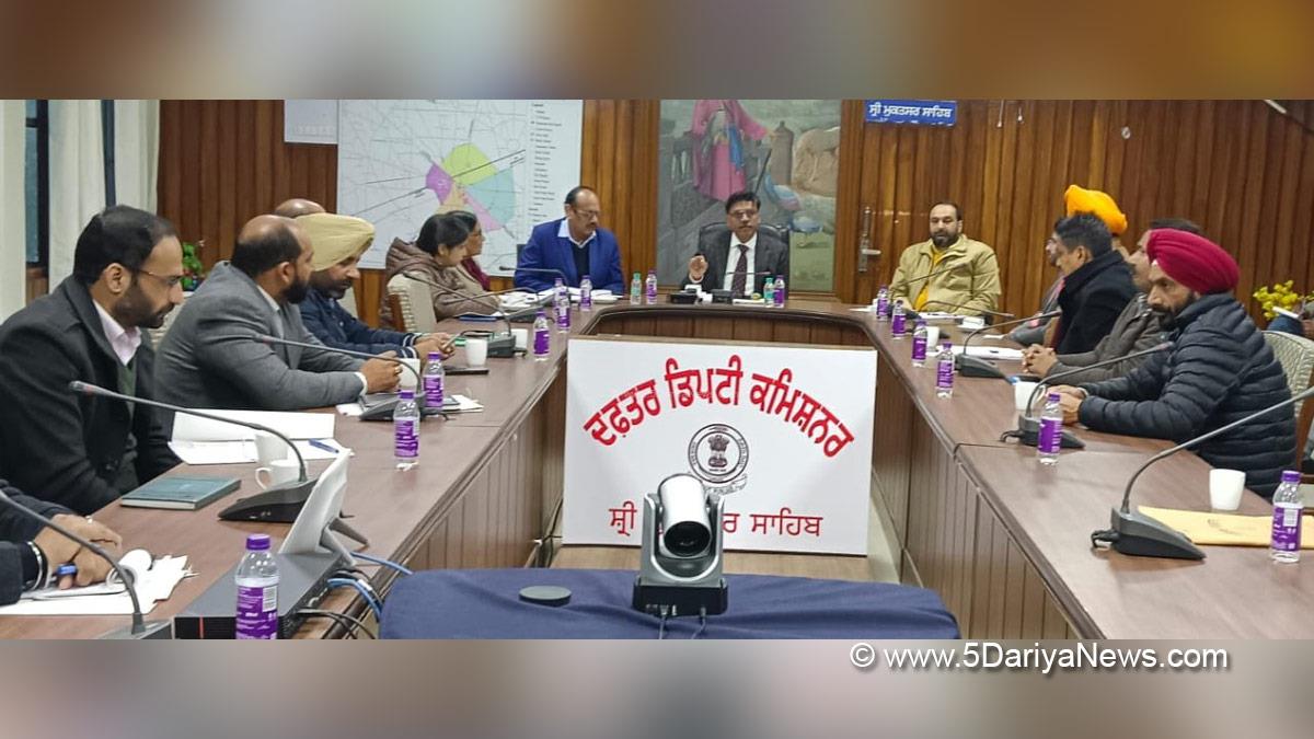 Rajesh Tripathi, DC Sri Mukatsar Sahib, Sri Mukatsar Sahib, Deputy Commissioner Sri Mukatsar Sahib