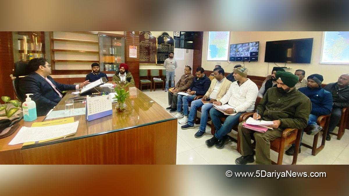 Vishesh Sarangal, DC Moga, Deputy Commissioner Moga, Moga