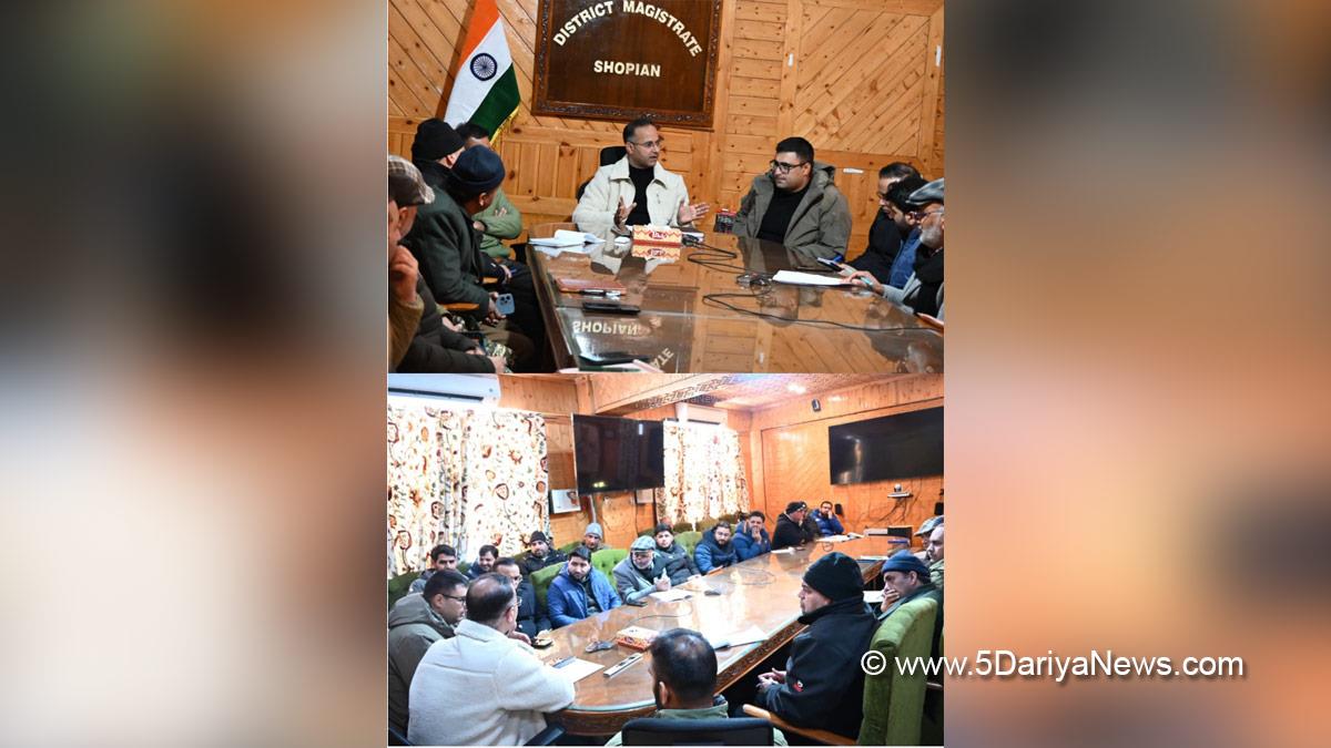 Mohammad Shahid Saleem, Mohammad Shahid Saleem Dar, Shopian, DDC Shopian, District Development Commissioner Shopian, Kashmir, Jammu And Kashmir, Jammu & Kashmir, District Administration Shopian, NAGRAI HEEMAL