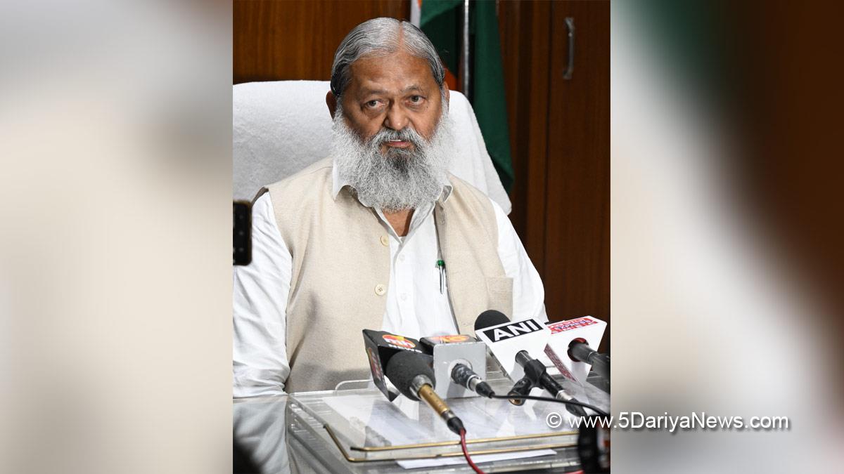 Anil Vij, Haryana, Ambala, Bharatiya Janata Party, BJP, BJP Haryana
