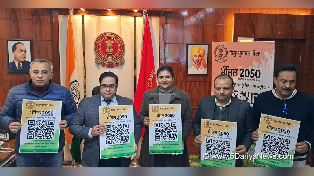 Vishesh Sarangal, DC Moga, Deputy Commissioner Moga, Moga, Manzil 2050